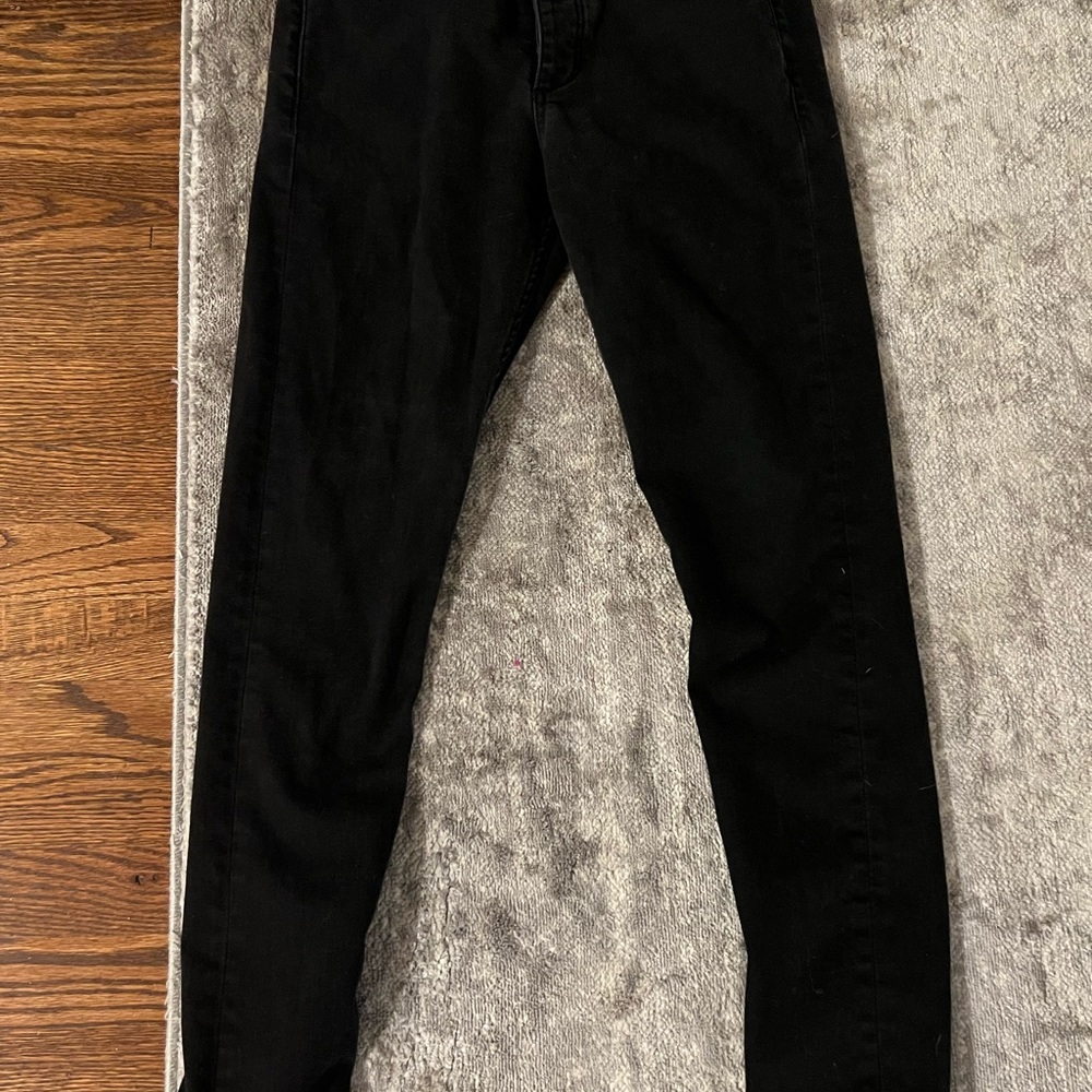 Rag and bone black pants aero size 30x30 extra slim fit 1